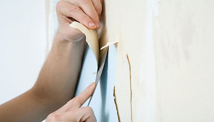 cách thi công giấy dán tường đẹp